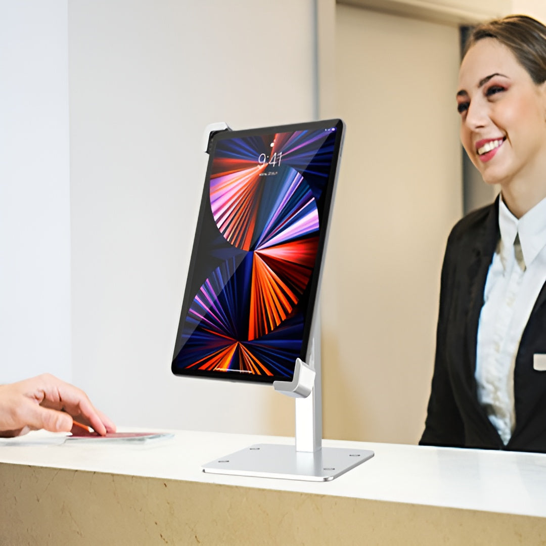 Soporte para tablet con seguridad y rotación 360° – Comprar online en NQLN Store Venezuela con envío a todo el país