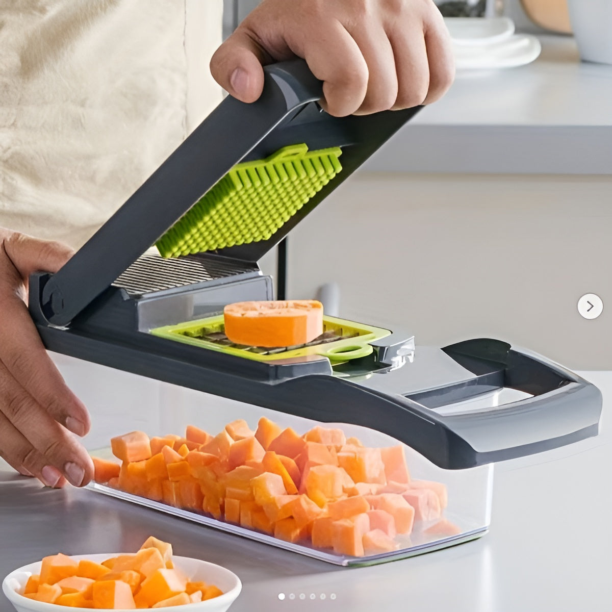 Cortador de verduras multifuncional 14 en 1 – Detalle de calidad y acabado – NQLN Store