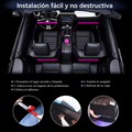 Luz led multicolor para interior de coche