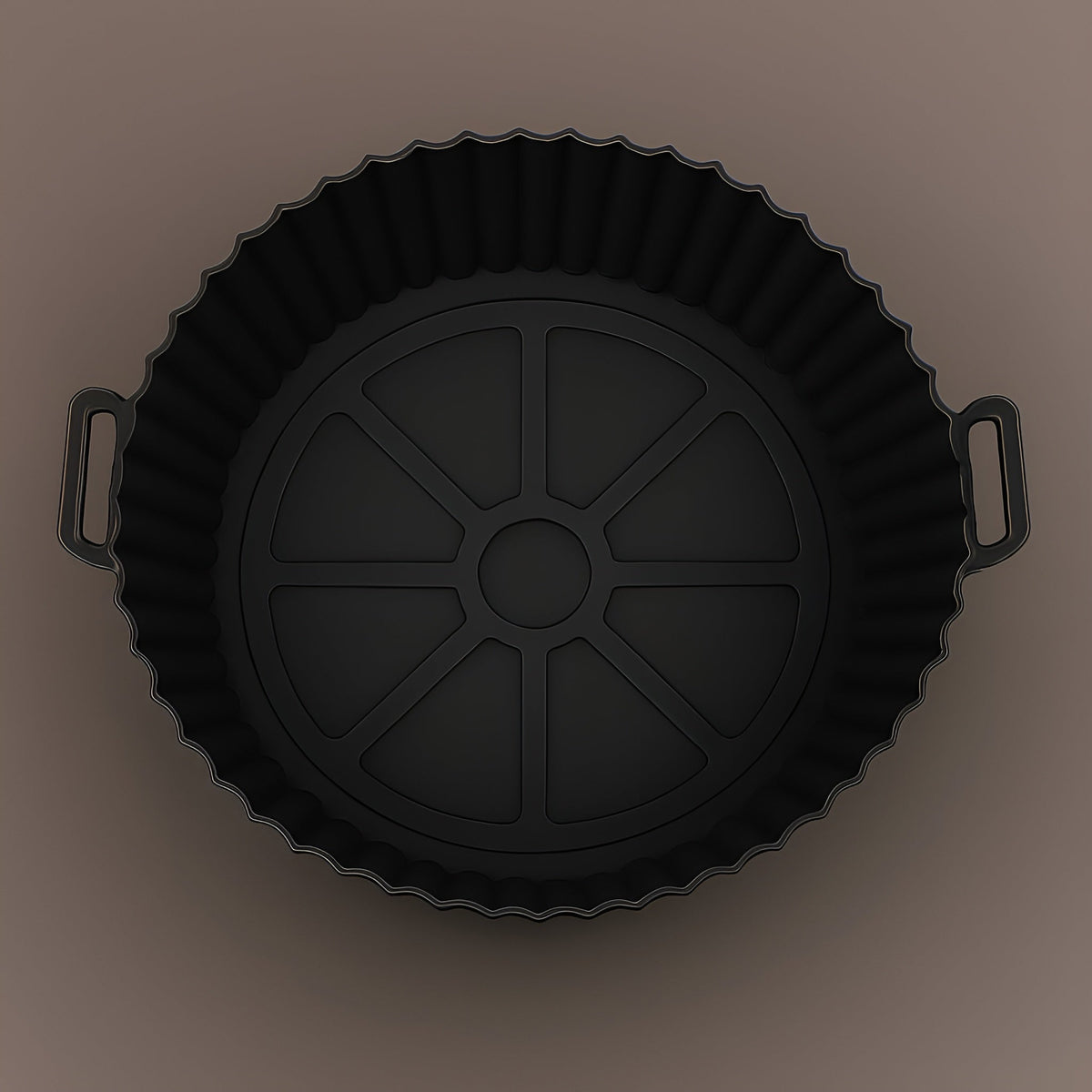Bandeja de silicona negra para freidora de aire - Set Renueva y Decora tu Cocina