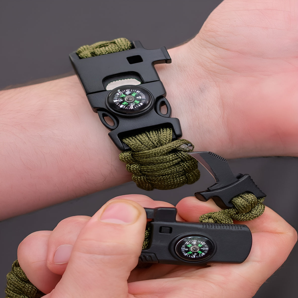 Pulsera de supervivencia multifuncional – Disponible en NQLN Store con envío gratis desde $20