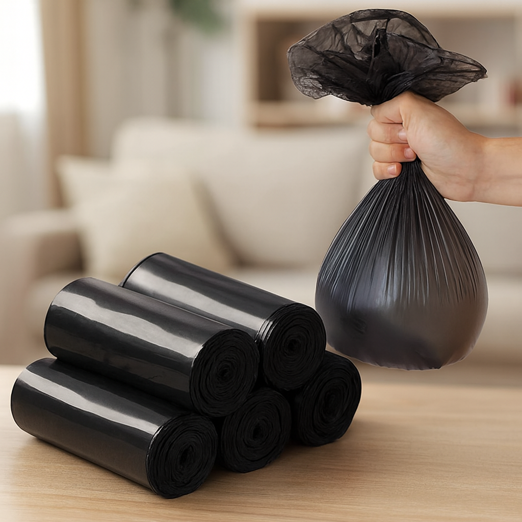 Bolsas de basura de plastico (100 bolsas) – Presentación del producto – Comprar en NQLN Store