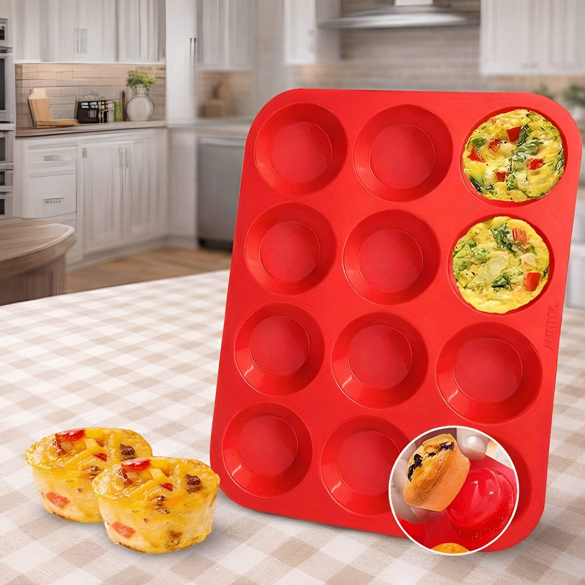 Bandeja Antiadherente Para Cupcakes Molde – Disponible en NQLN Store con envío gratis desde $20