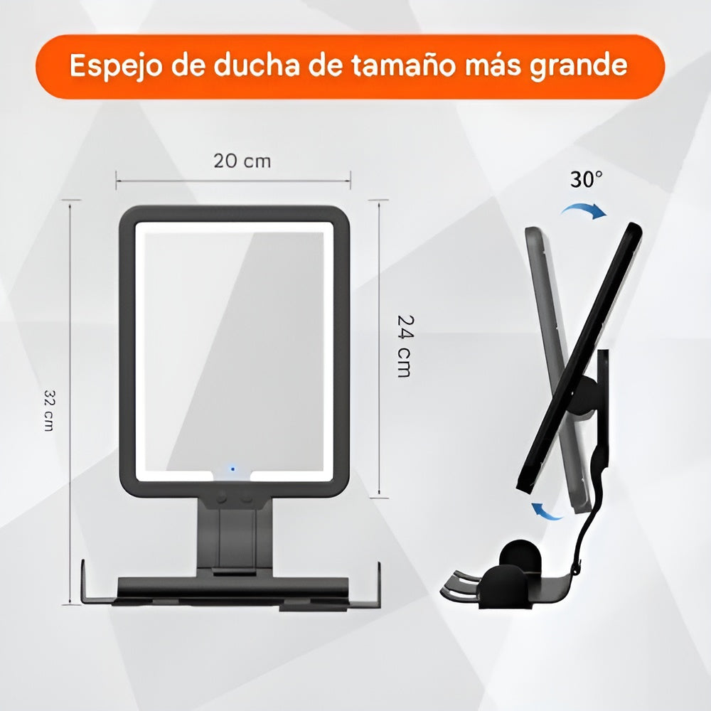 Espejo De Ducha Led – Detalle y presentación – NQLN Store Venezuela