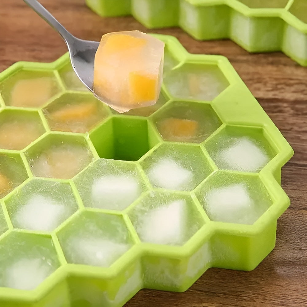 Bandeja de silicona para cubitos de hielo