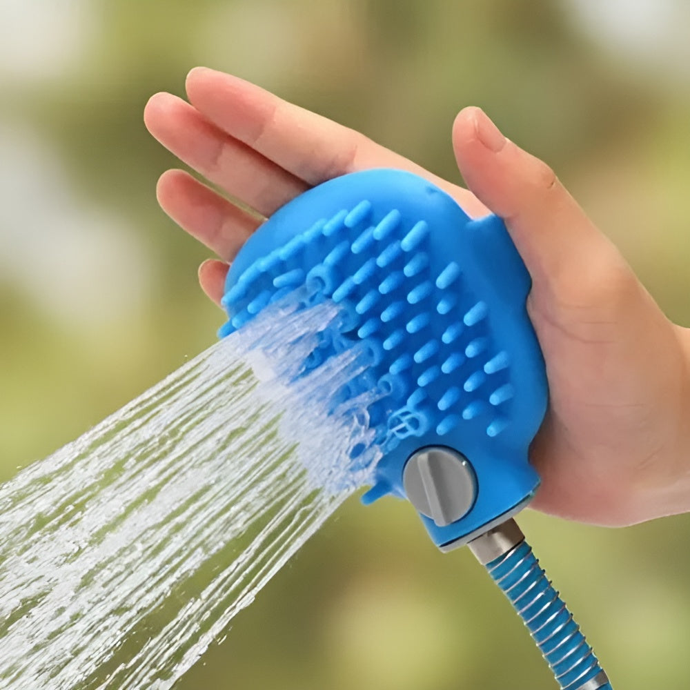 Cepillo ducha de agua a presion para mascotas – Disponible en Caracas y Margarita – NQLN Store