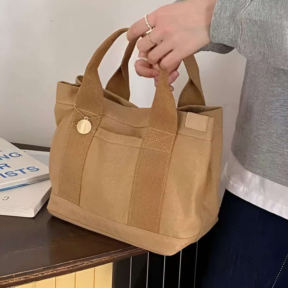 Bolsa de lona pequeño con cremallera