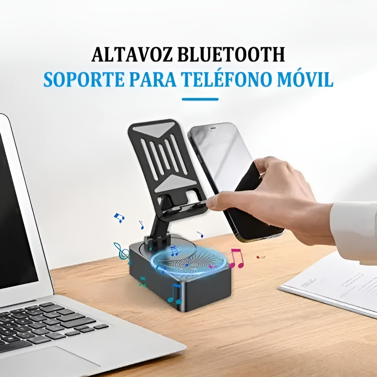 Soporte de teléfono Con Altavoces y rotación de 360° – Comprar al mejor precio en NQLN Store Venezuela