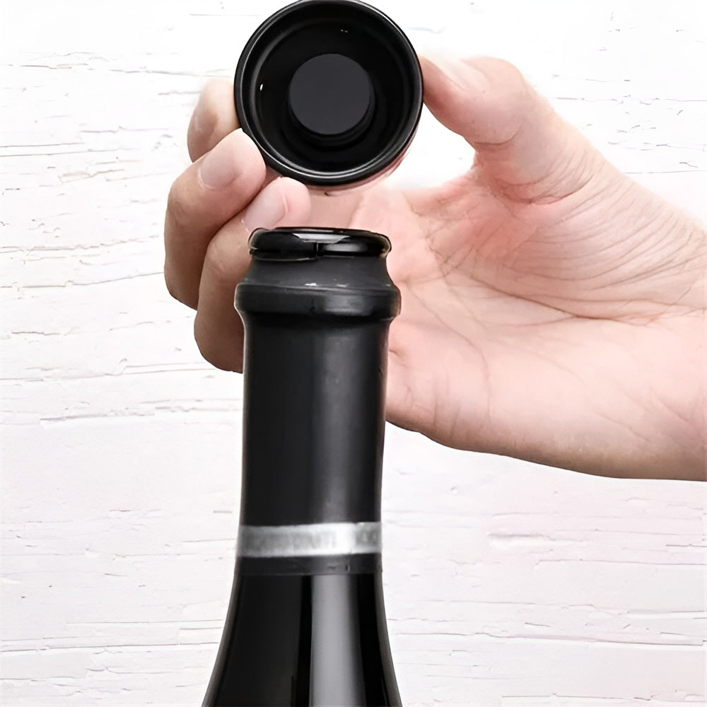 Tapones de vino con cerradura giratoria – Vista de cerca del producto – NQLN Store