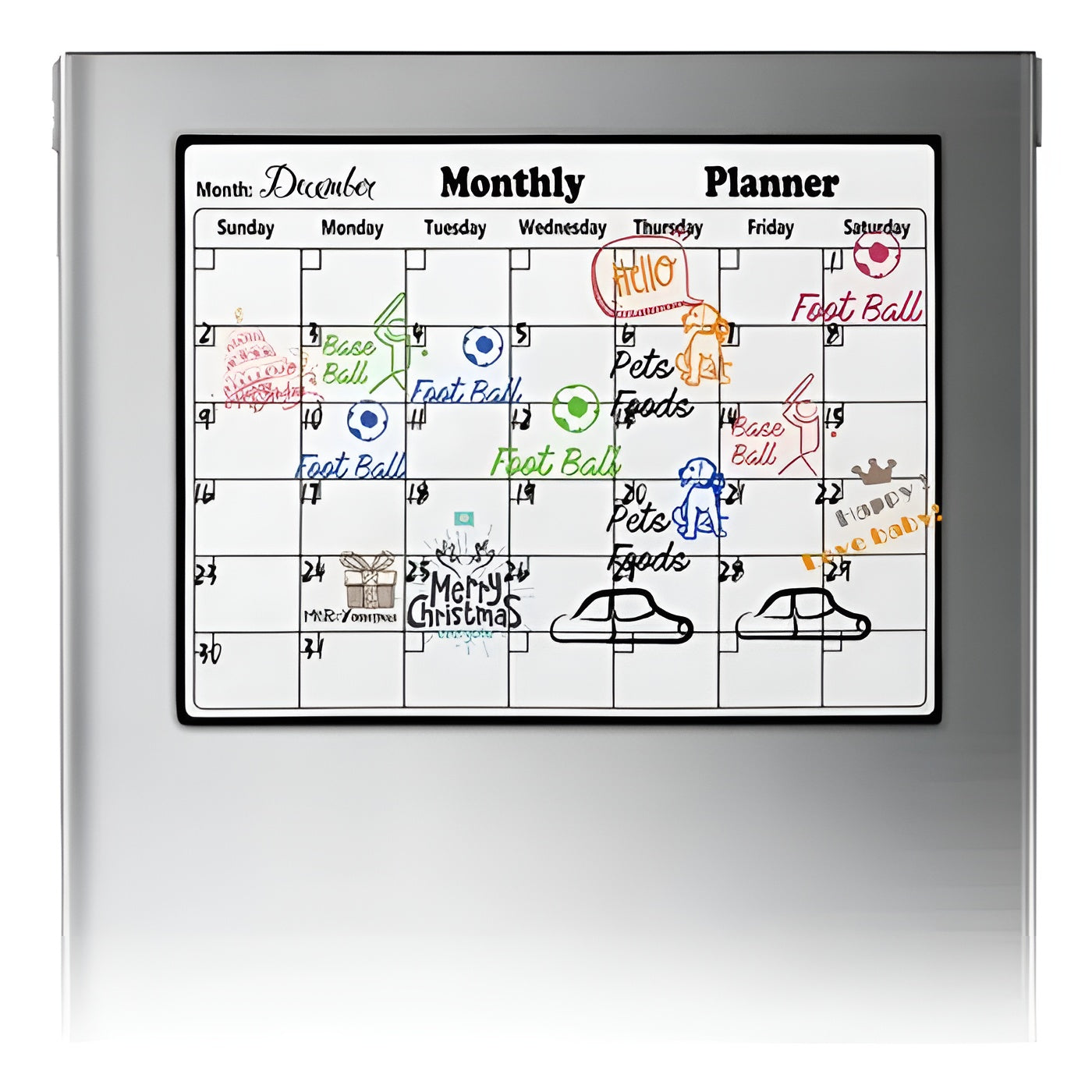 Calendario semanal y mensual magnético – Envío a toda Venezuela – NQLN Store