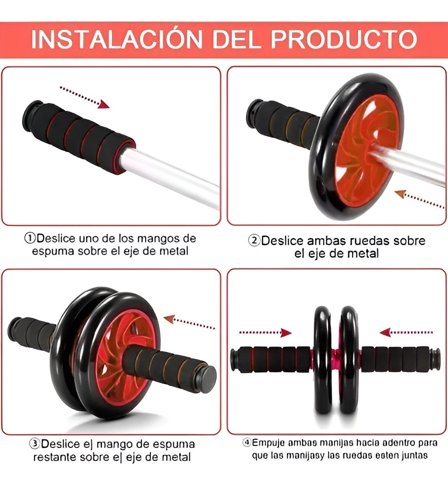 Equipo de entrenamiento abdominal – Detalle de calidad y acabado – NQLN Store