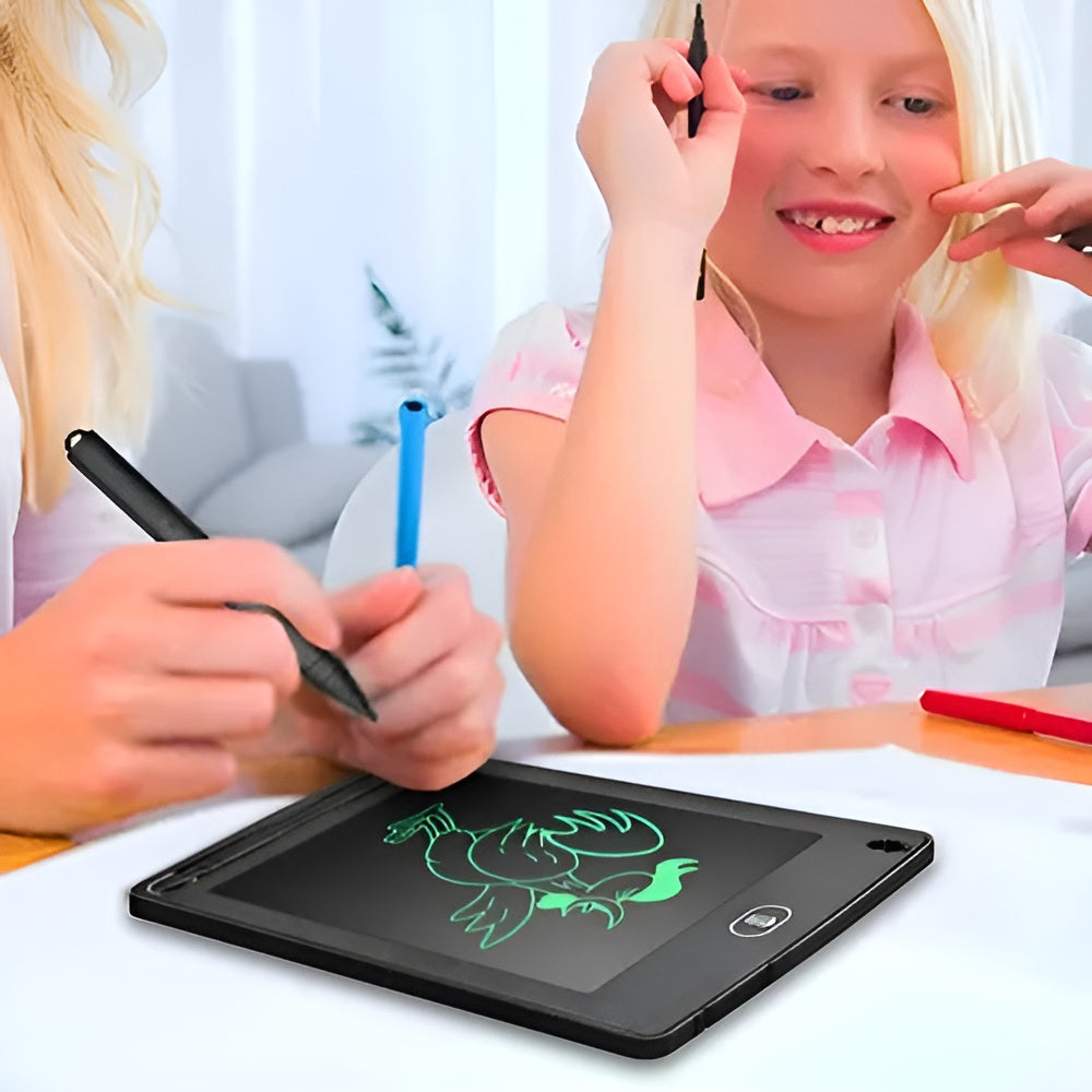 Tableta de Dibujo y escritura LCD con borrado rápido – Vista de cerca del producto – NQLN Store