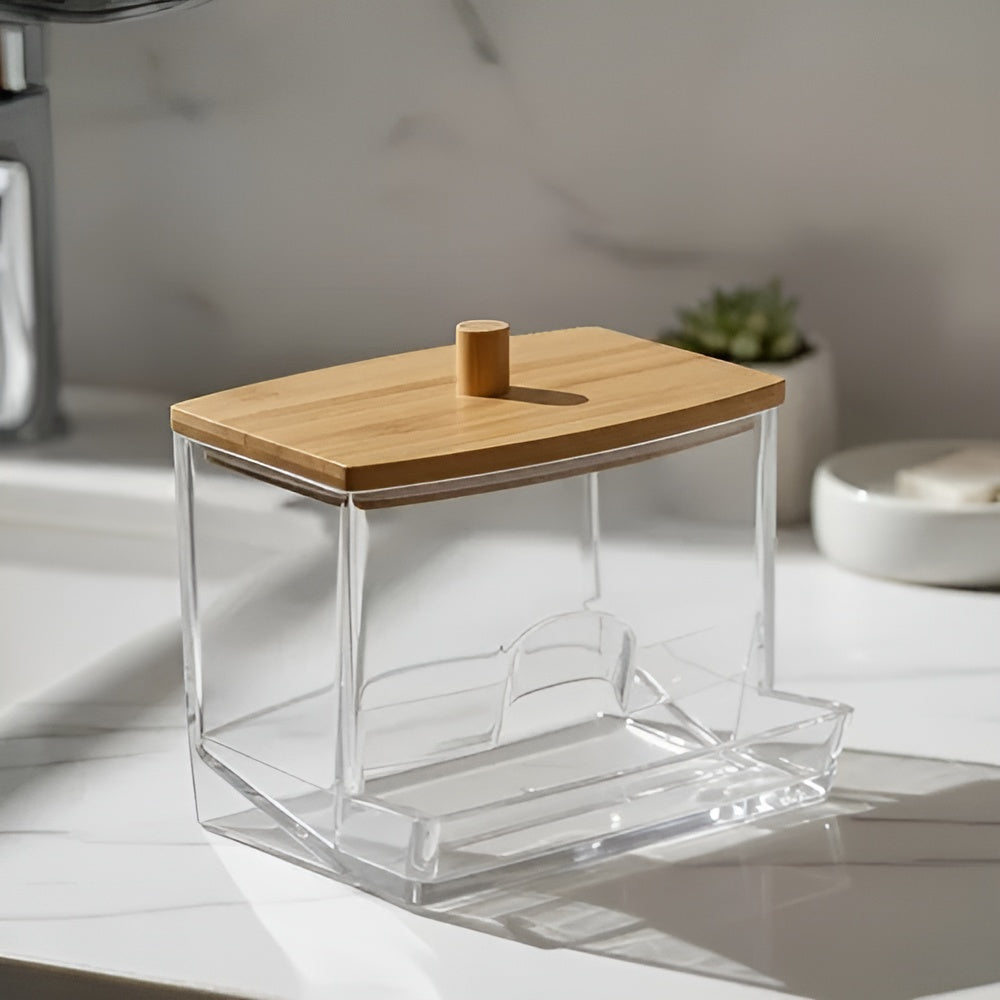 Dispensador envase para hisopos – Detalle de calidad y acabado – NQLN Store