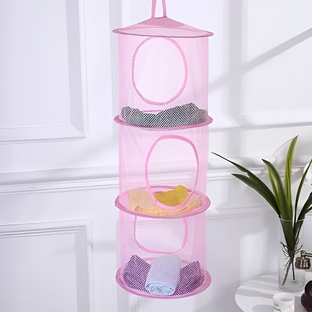 Organizador malla colgante 3 niveles