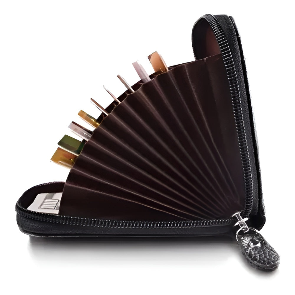 Cartera Portatarjetas con Cremallera – Detalle de calidad y acabado – NQLN Store