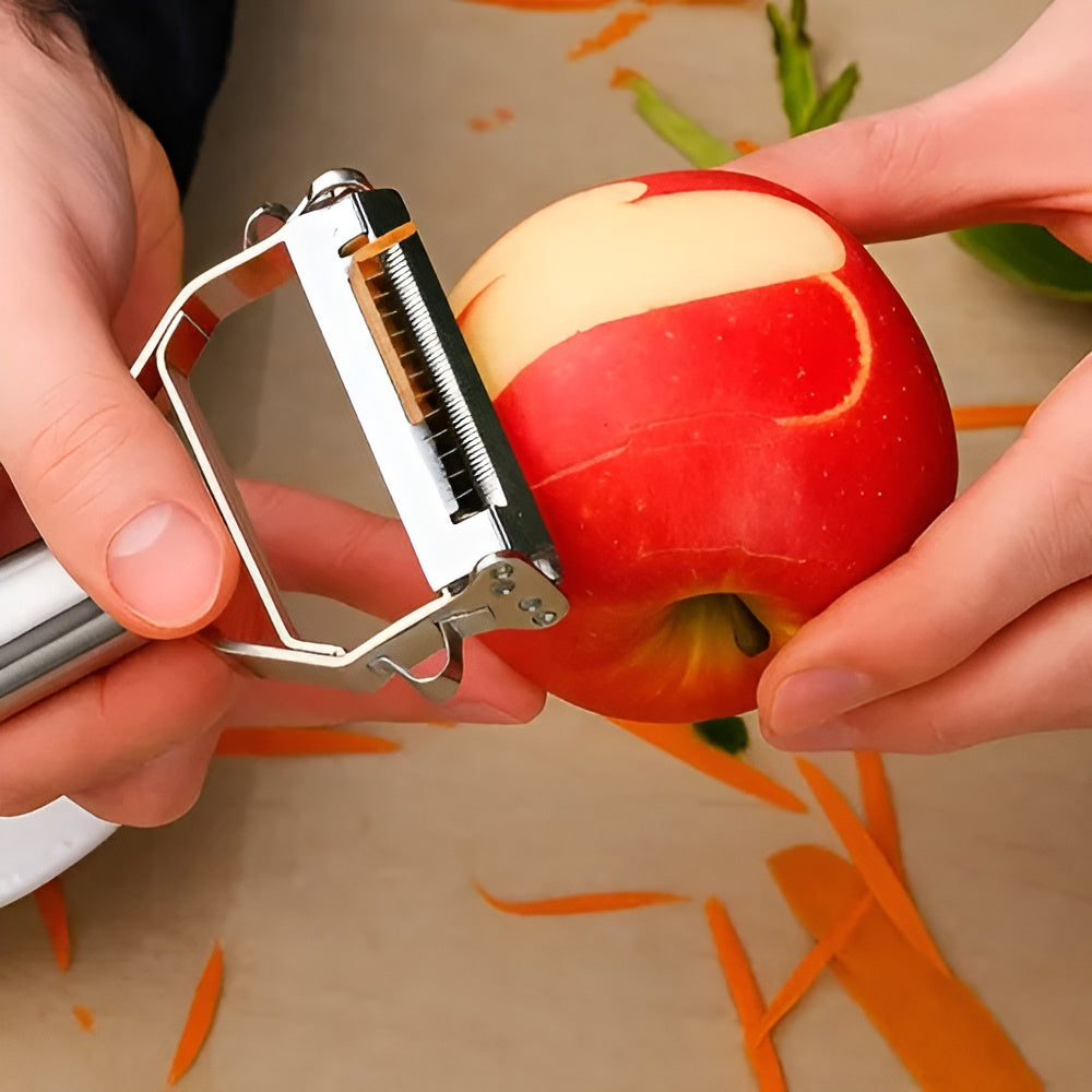 Pelador de verduras multifuncional para cara – Detalle de calidad y acabado – NQLN Store