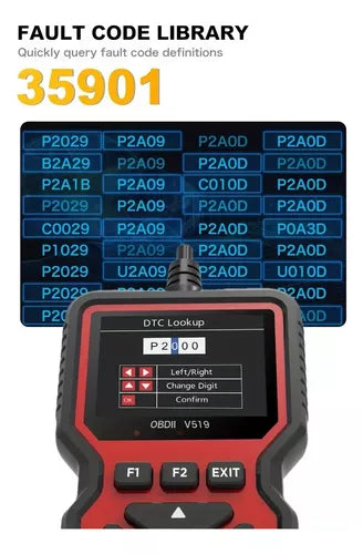 Lector de codigo de carro modelo OBD2 – Vista de cerca del producto – NQLN Store