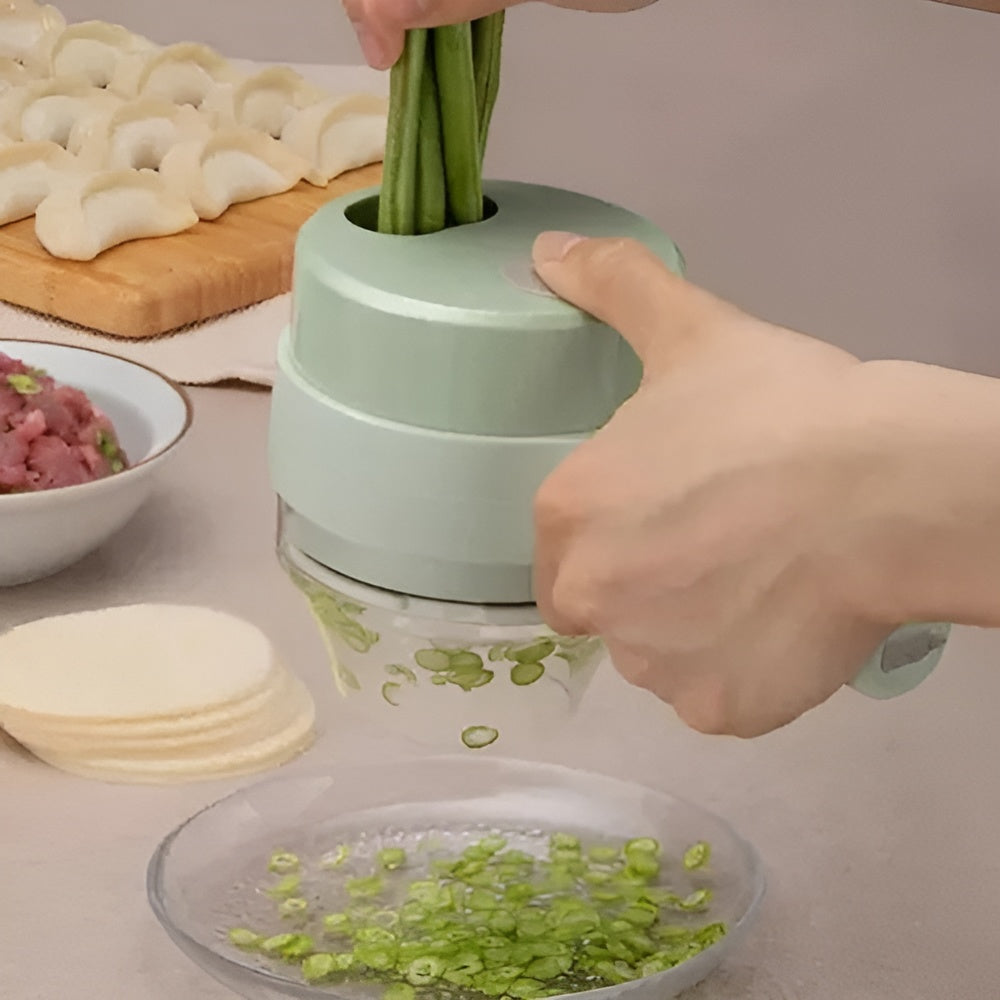 Cortador de verduras recargable 4 en 1 – Envío a toda Venezuela – NQLN Store