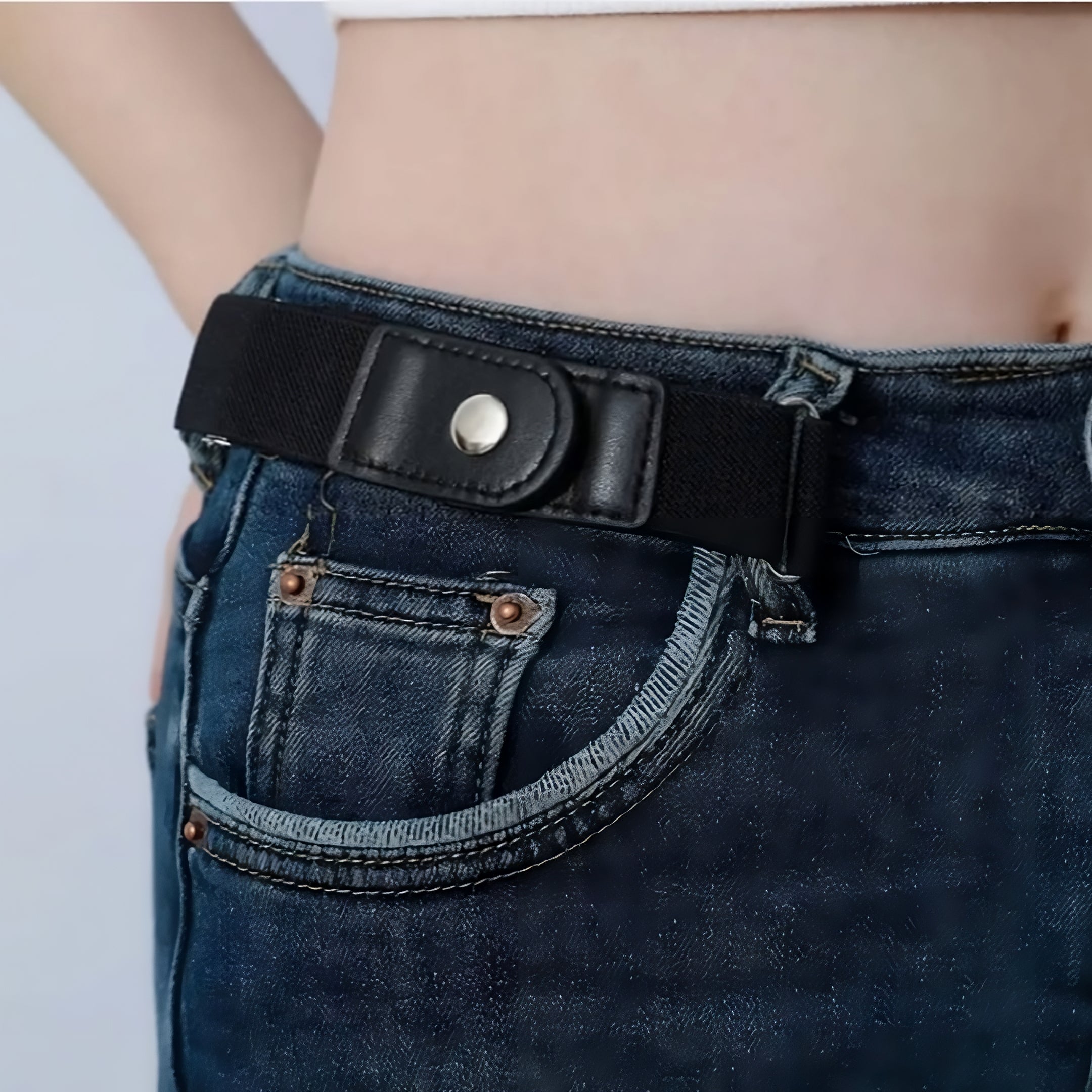 Cinturon para mujer elastico Sin Hebilla – Vista detalle del producto – NQLN Store