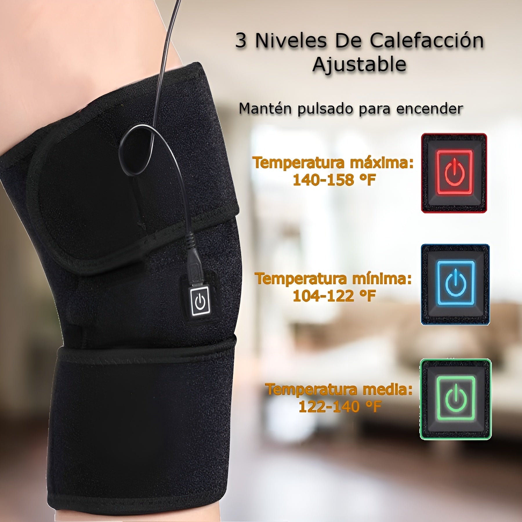 Rodillera de fisioterapia (1 unidad) – Envío a toda Venezuela – NQLN Store