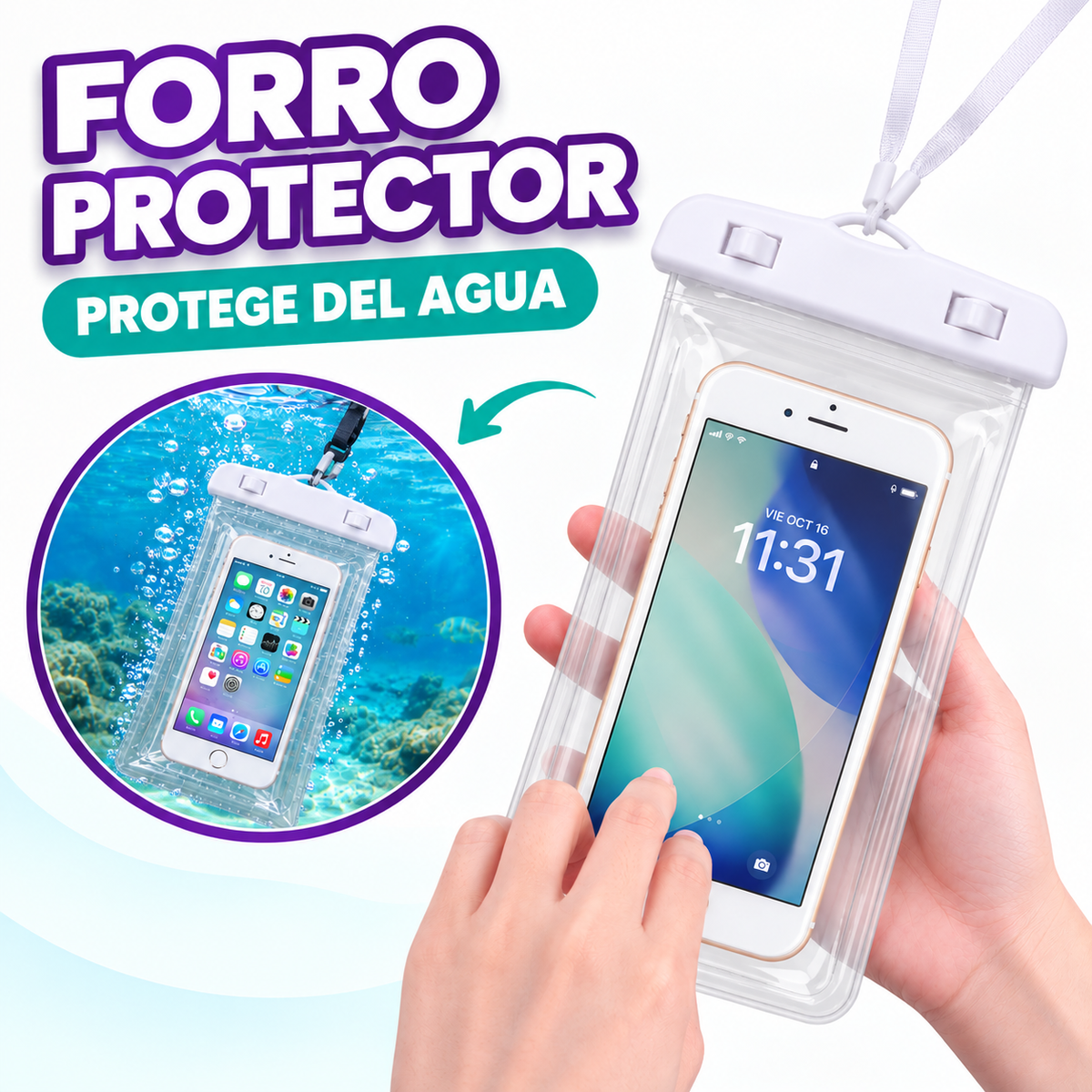 Forro protector para telefono