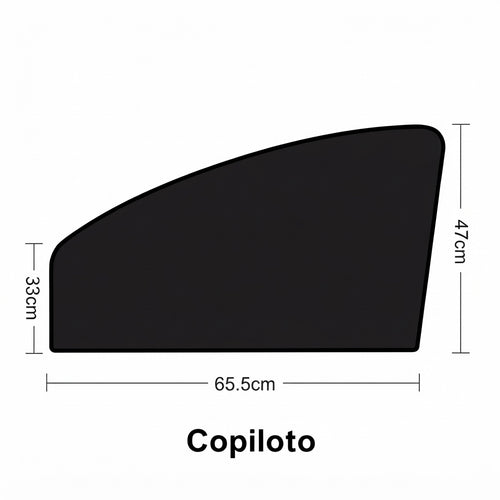 Sombrilla magnetica para ventana de auto