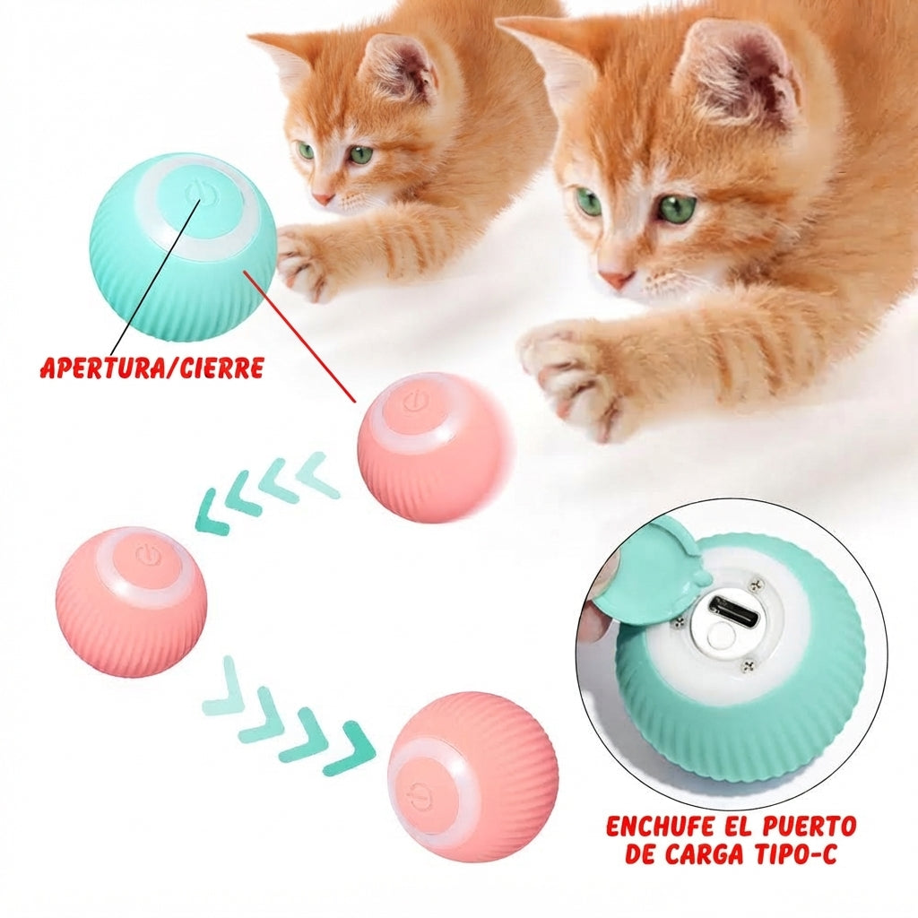 Pelota interactiva para gato