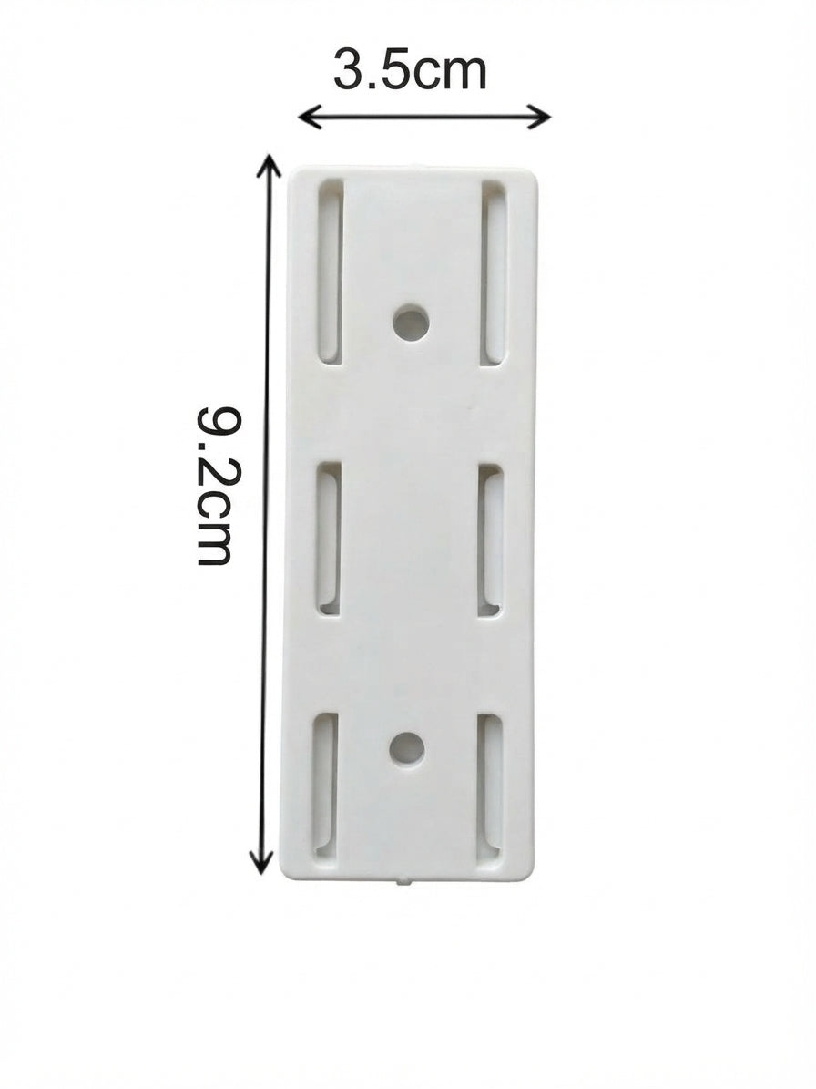 Fijador para regleta de pared con autoadhesivo multifuncional