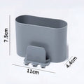 Soporte de cepillo para dientes y pasta dental