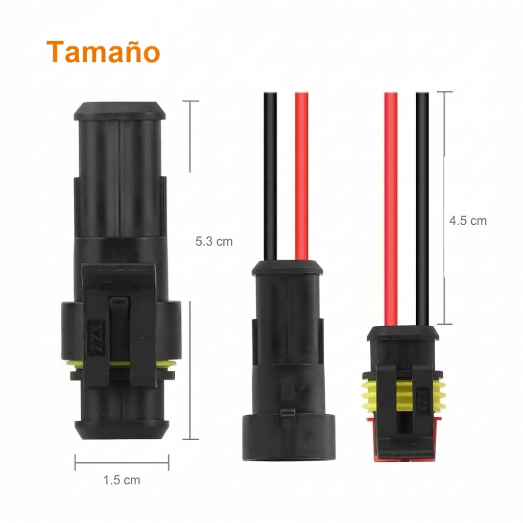 Conector de cable electrico impermeable
