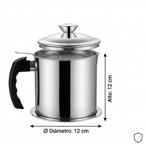 Olla de aceite de acero inoxidable