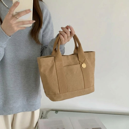 Bolsa de lona pequeño con cremallera