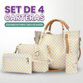 Set de 4 carteras para mujer
