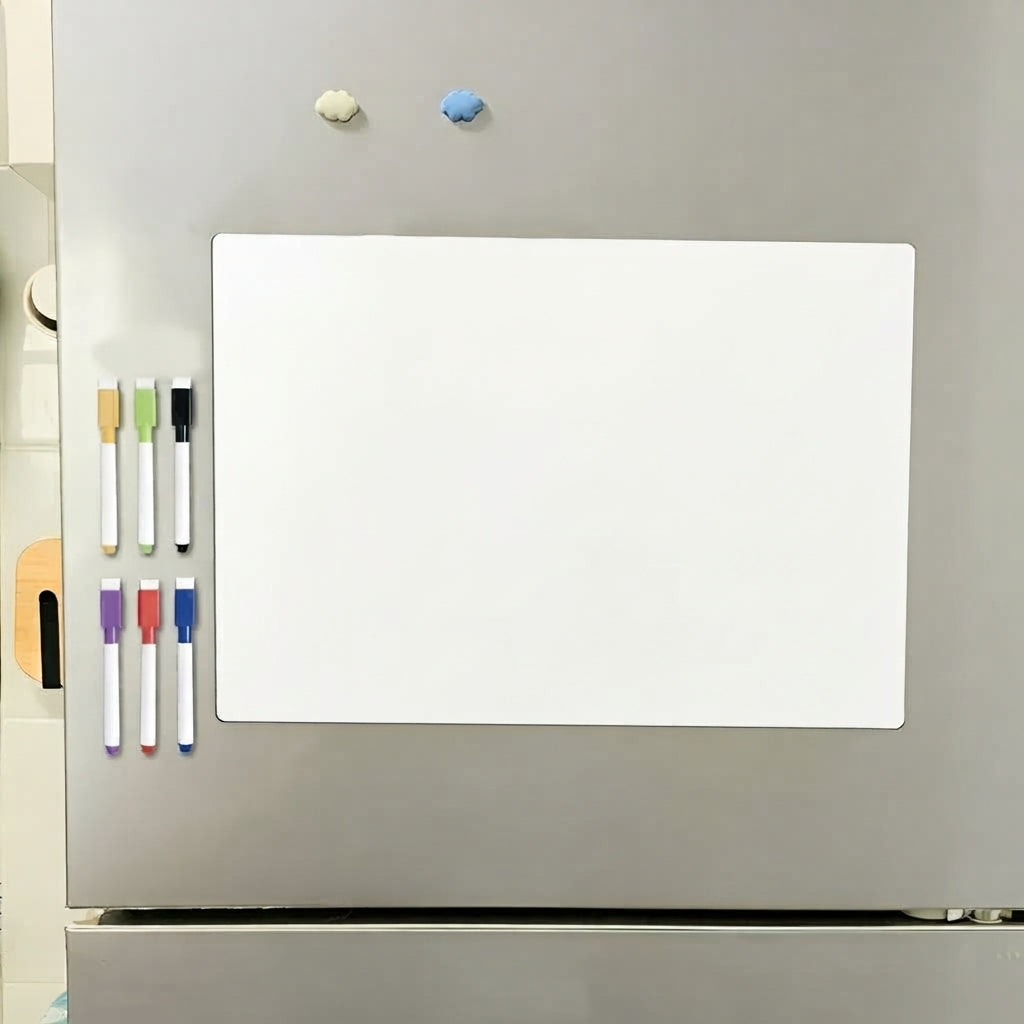 Calendario y pizarra blanca magnetica para nevera