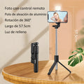 Tripode de palo selfie extensible con control remoto inalambrico