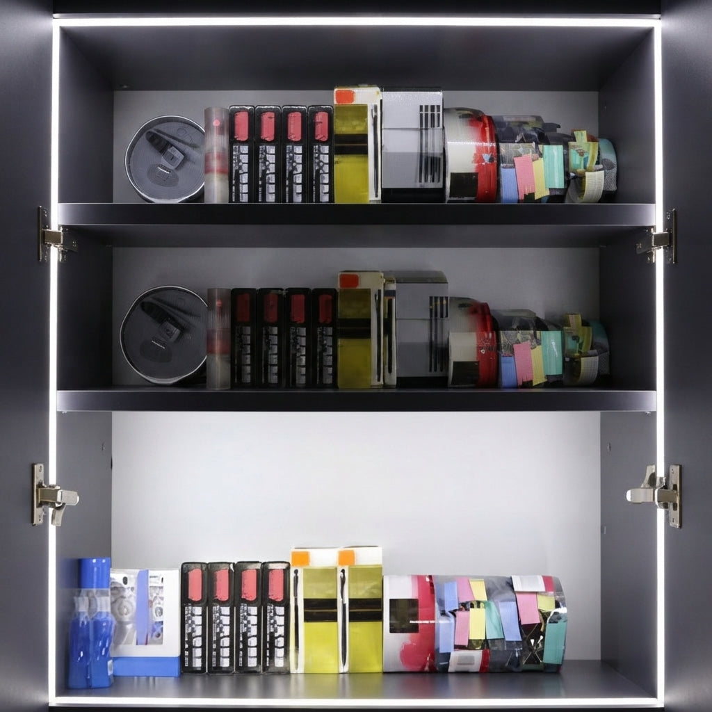 Luz de bisagra para gabinete