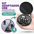 Kit de almacenamiento de tarjetas adaptadoras USB