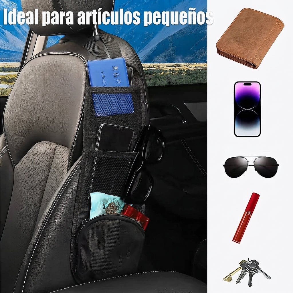 Bolso lateral organizador para el carro
