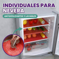 Individuales antideslizantes multiusos para nevera (pack de 4)