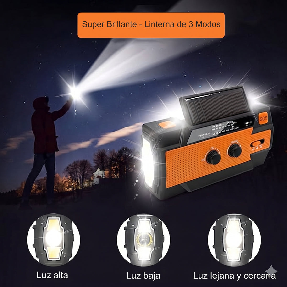 Radio solar portatil