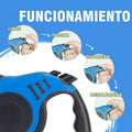 Correa retractil automatica para perro