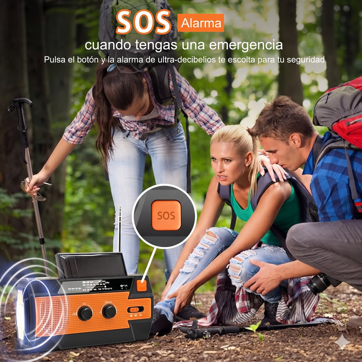 Radio solar portatil
