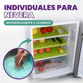 Individuales antideslizantes multiusos para nevera (pack de 4)