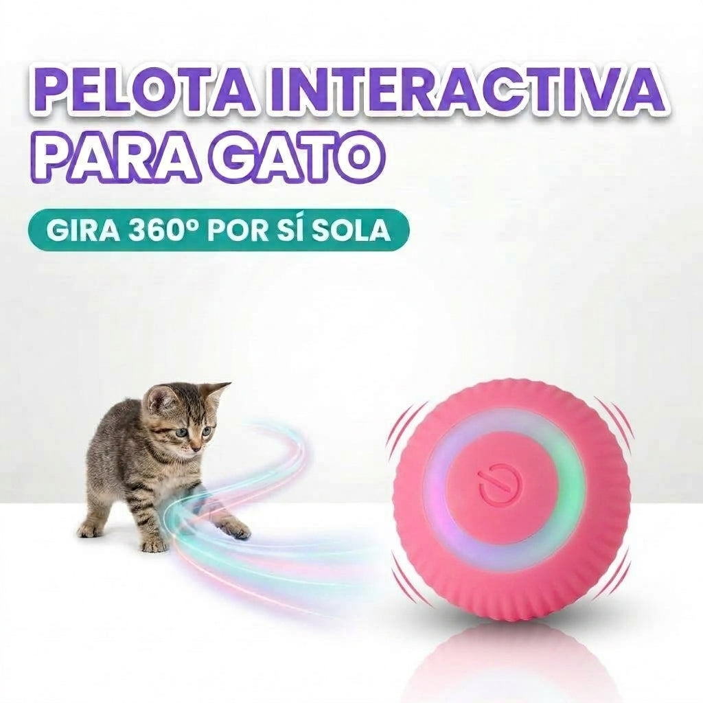 Pelota interactiva para gato