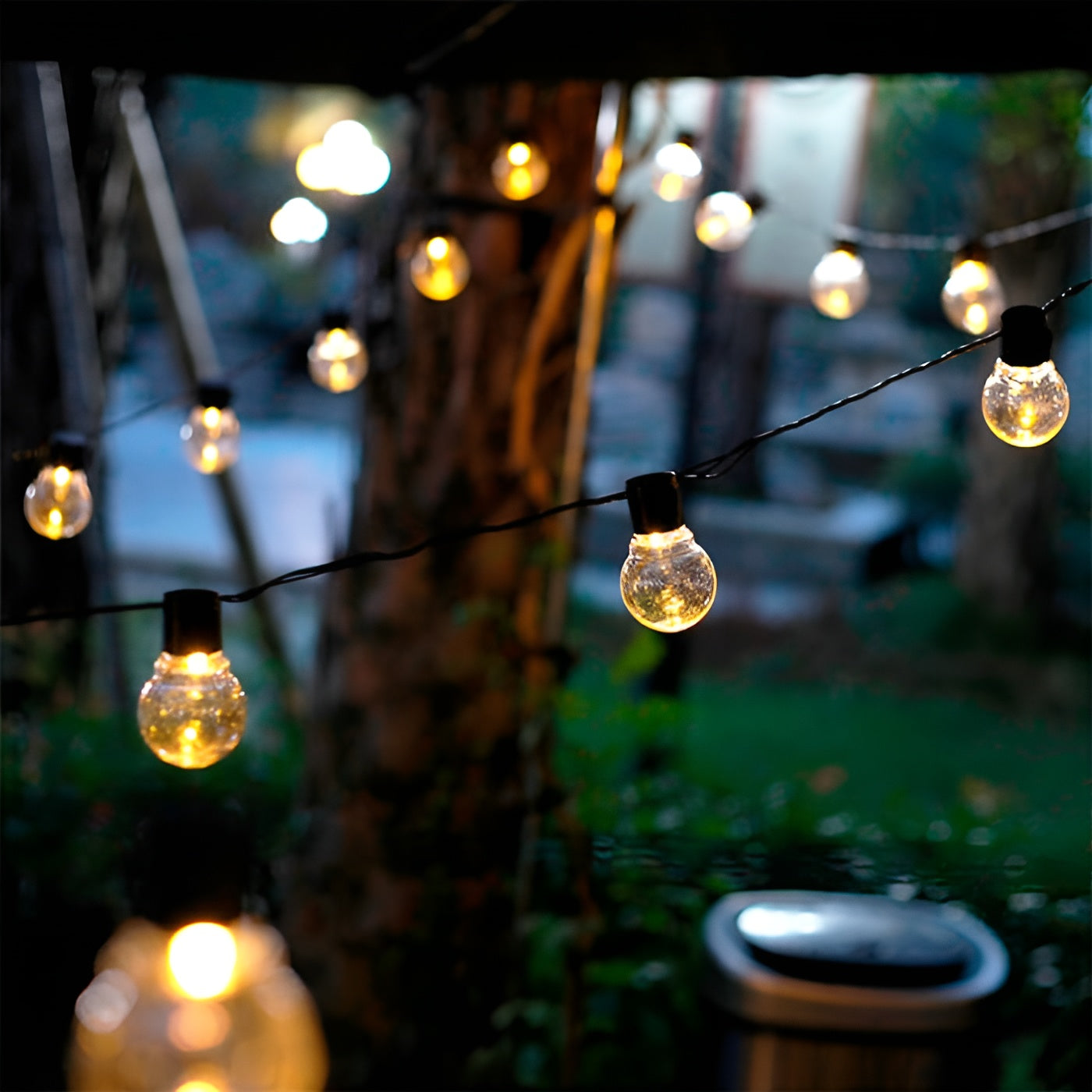 Luces para exteriores de 10 metros con 25 Bombillos para patio – Tienda online NQLN Store Venezuela