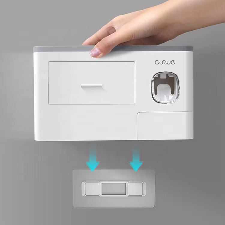 Dispensador de pasta de dientes para pared – Vista adicional – Disponible en NQLN Store Venezuela