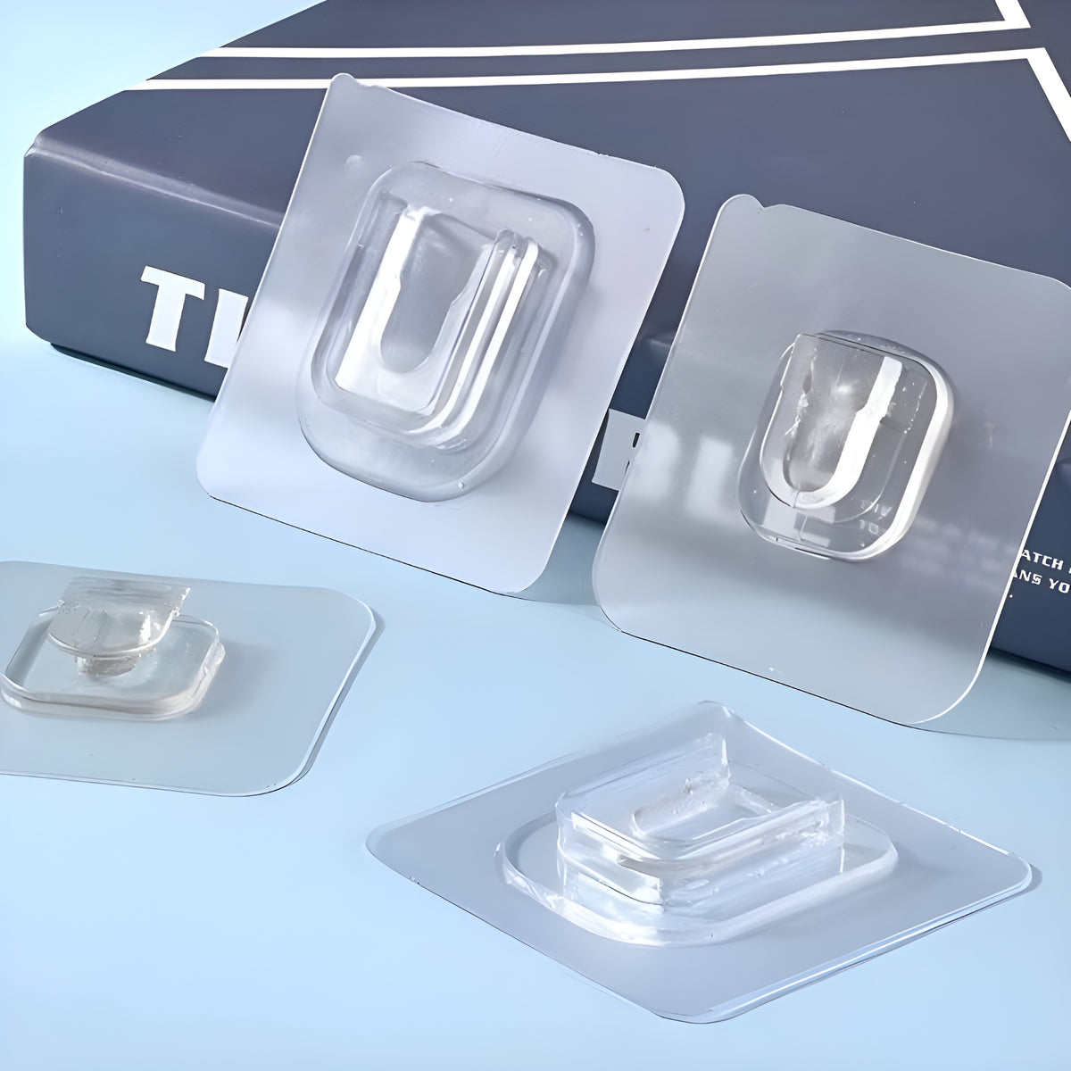Ganchos Adhesivos Multifuncionales (Pack de 10 Pares) – Vista detalle del producto – NQLN Store