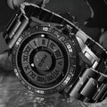 Reloj analógico con cuentas magnéticas