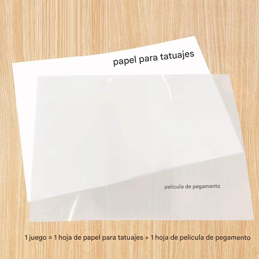 Papel para Tatuajes DIY (10 Hojas) para impresoras de tinta continua – Comprar al mejor precio en NQLN Store Venezuela