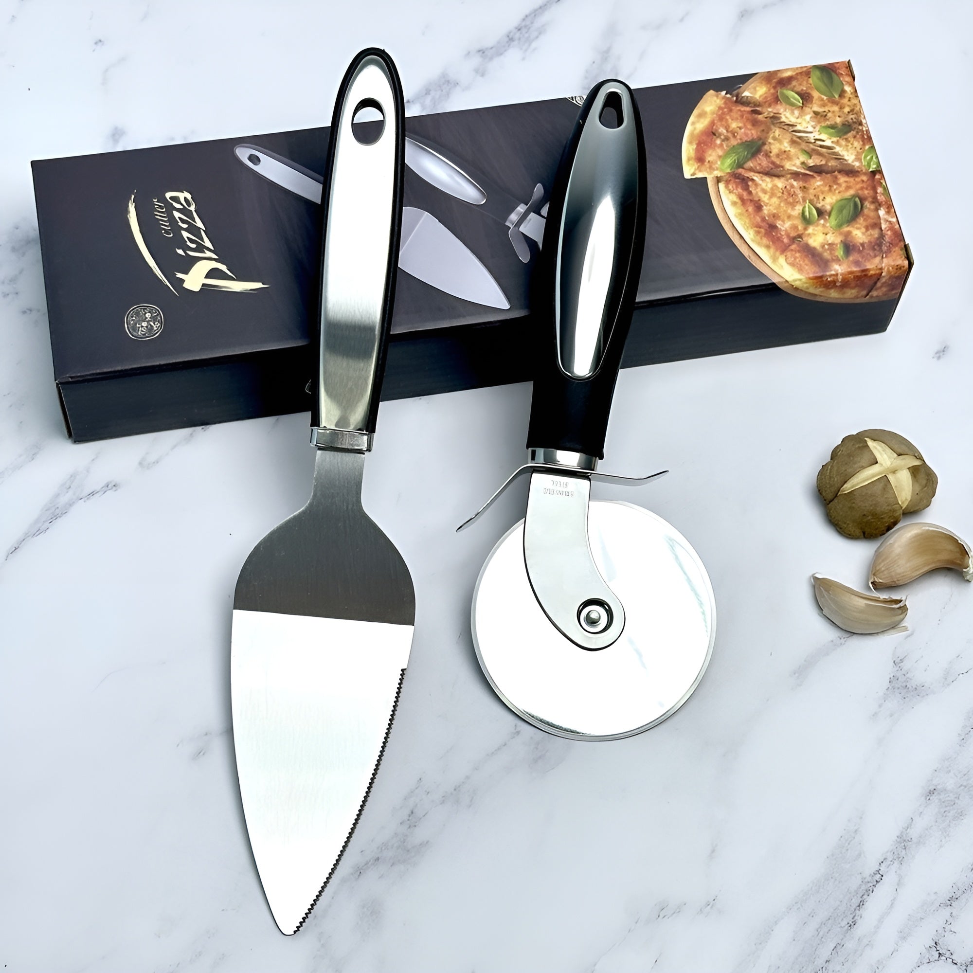 Juego de Utensilios de Pizza Set de 2 unidades – Detalle de calidad y acabado – NQLN Store